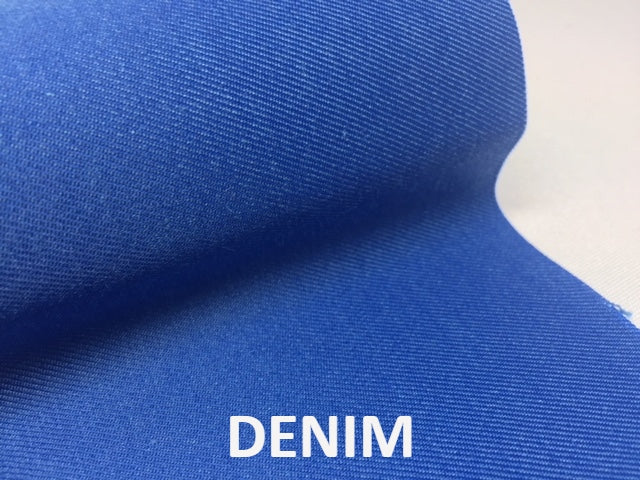 Heavy, Water Resistant Polycotton Twill in Denim from Profabrics.co.uk