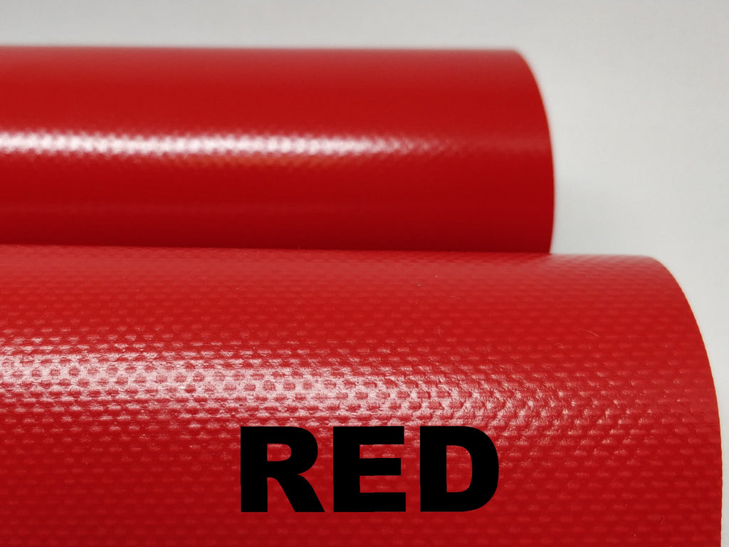 Red heavy duty PVC