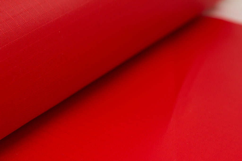 Red  PR3 PU Coated Polyester Ripstop