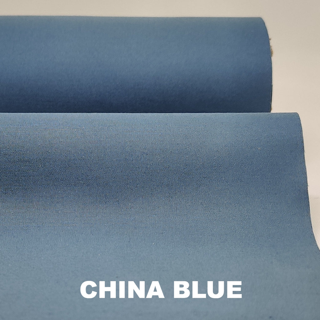 China blue Ventile breathable cotton fabric