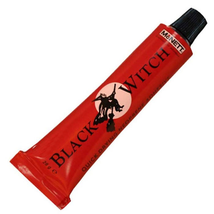 28 millilitre red tube of Black Witch quick drying neoprene adhesive