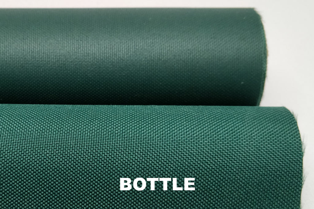 Bottle green water resistant polyester