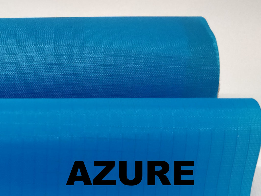 Azure blue crisp nylon ripstop