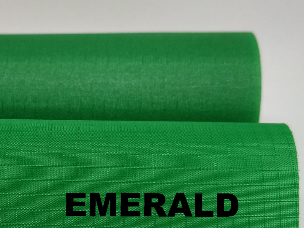 Emerald green crisp nylon ripstop