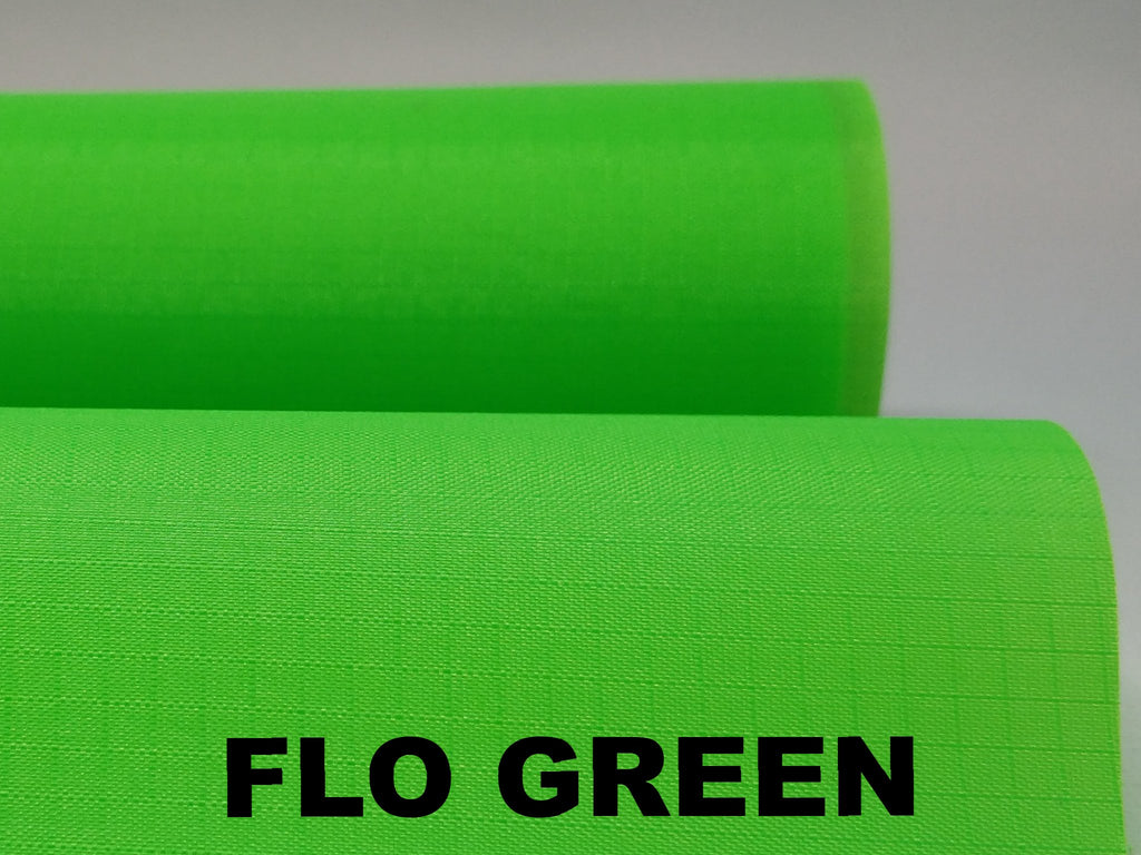 Fluorescent green crisp nylon ripstop