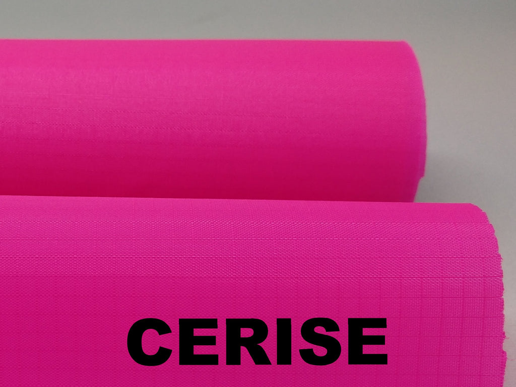 Fluorescent pink crisp nylon ripstop