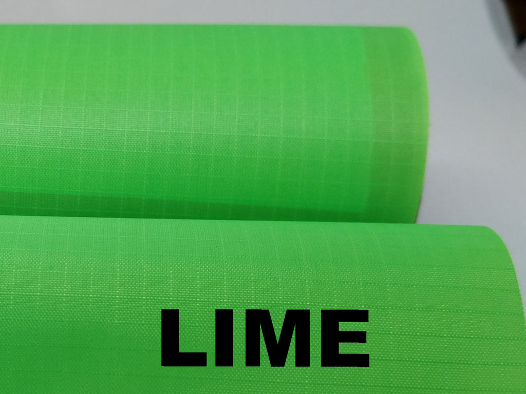 Lime green crisp nylon ripstop