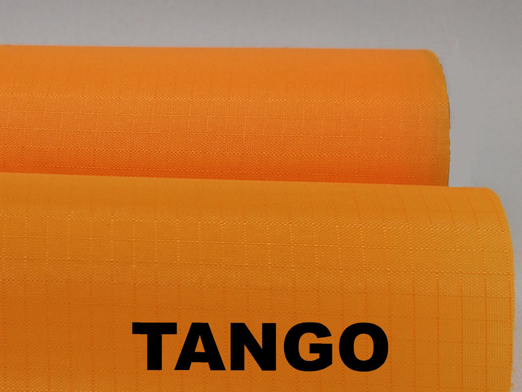 Tango orange crisp nylon ripstop