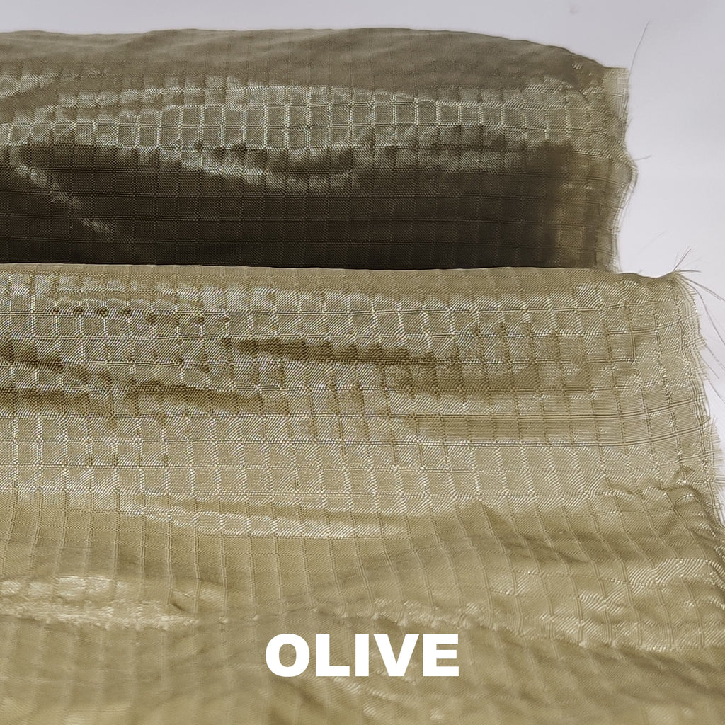 Olive green windproof ripstop nylon