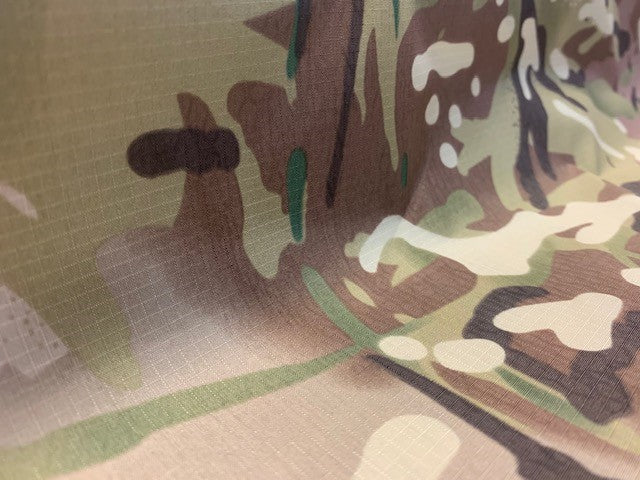 Multi terrain print ripstop nylon camouflage