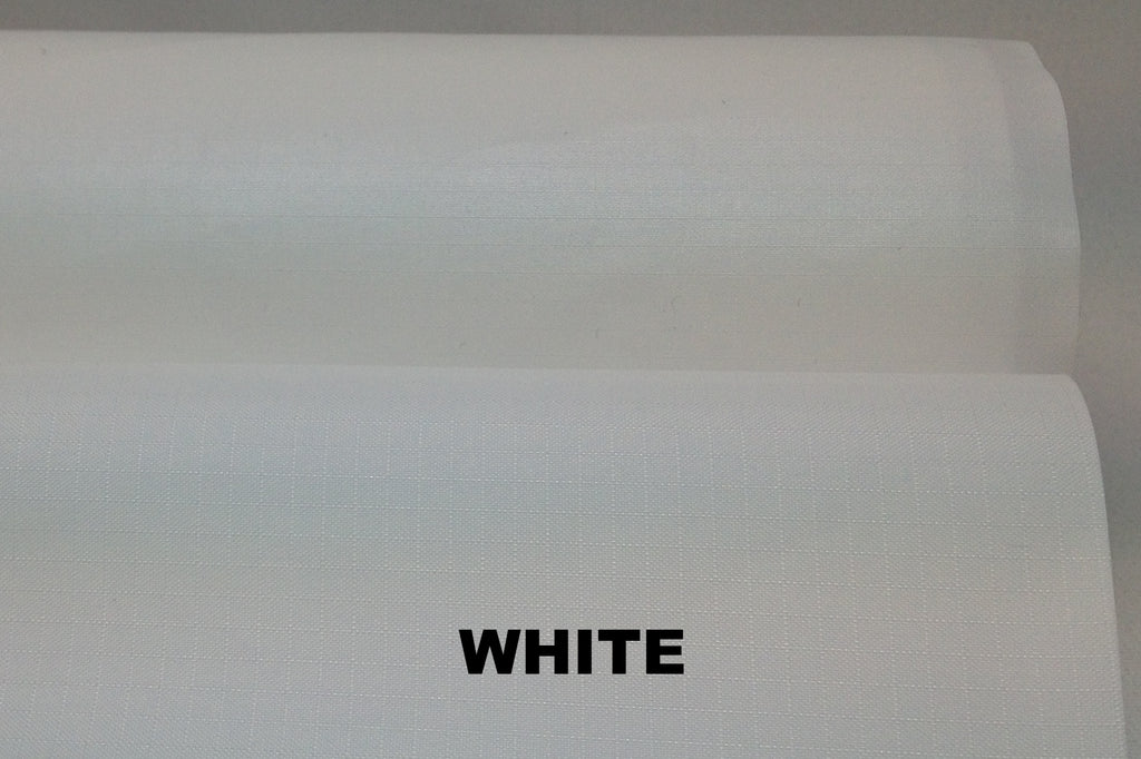 White PU-coated waterproof ripstop nylon
