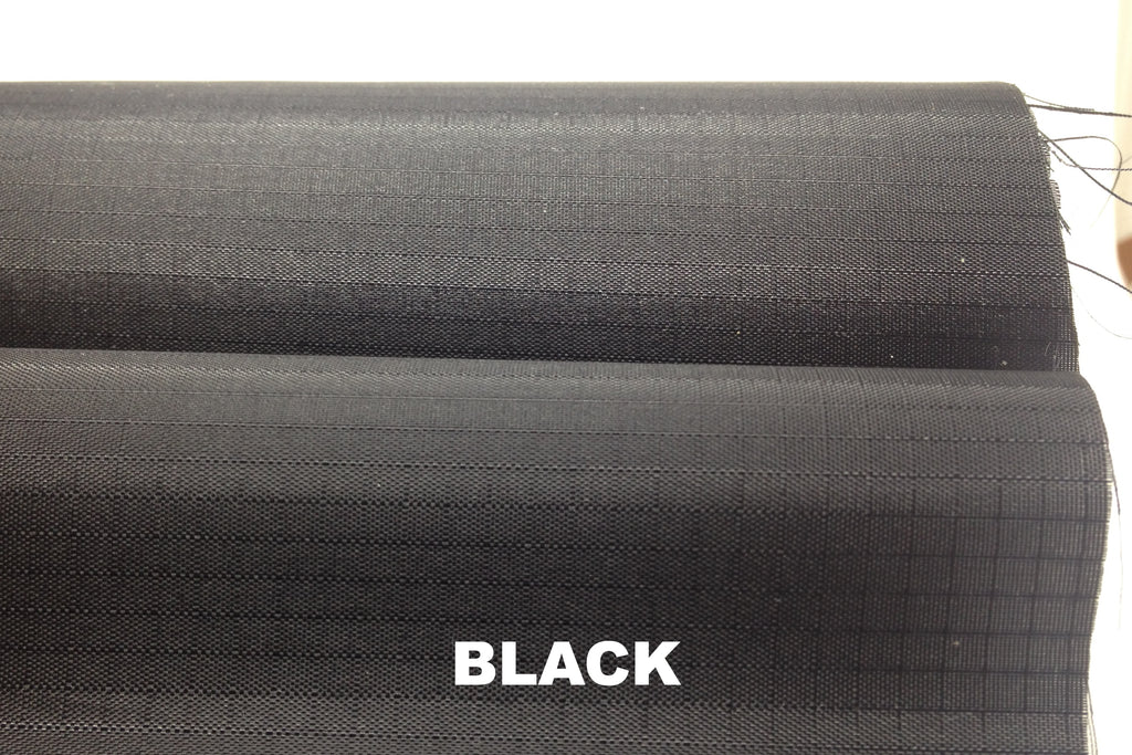 Black silicone coated ripstop