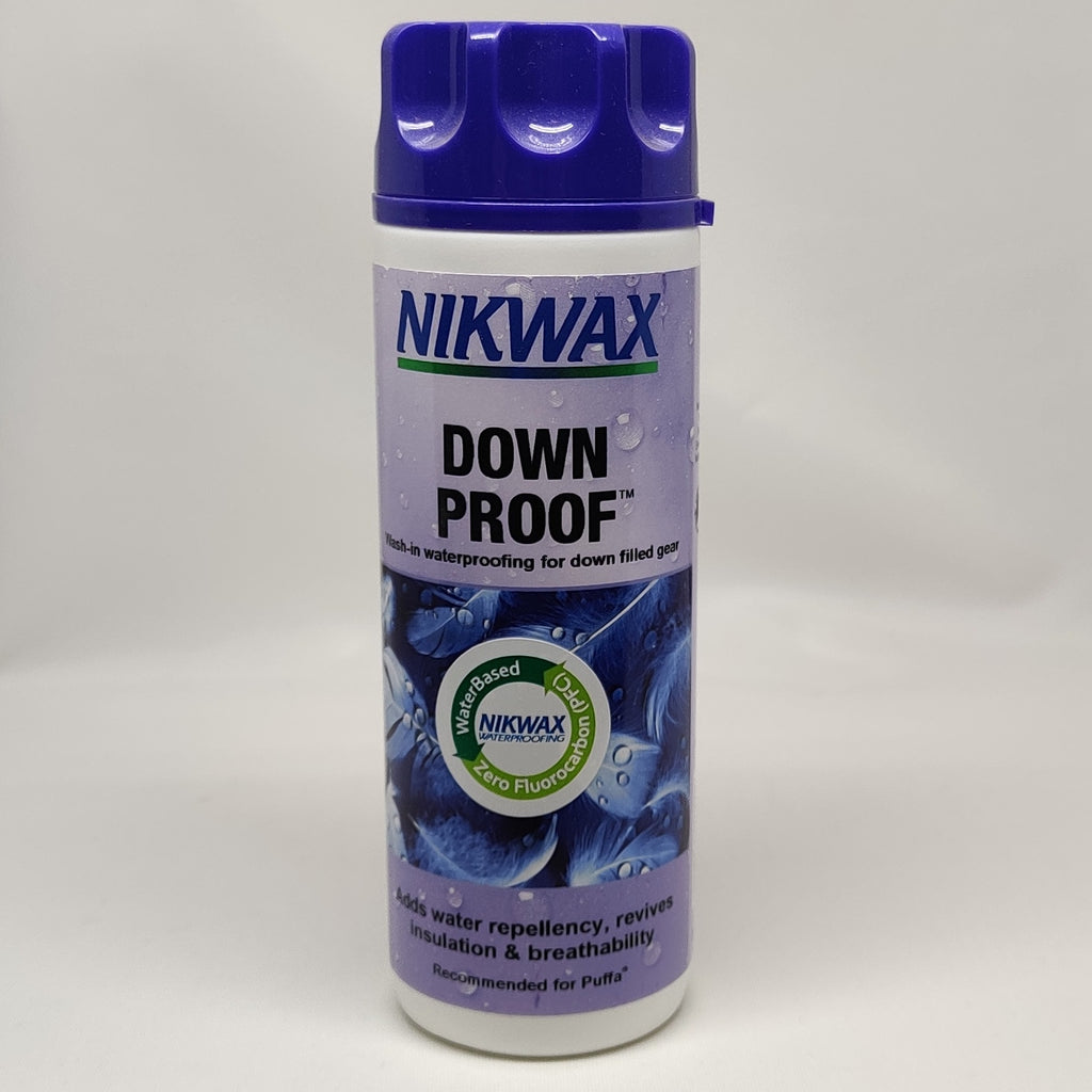 Can of Nikwax down proof