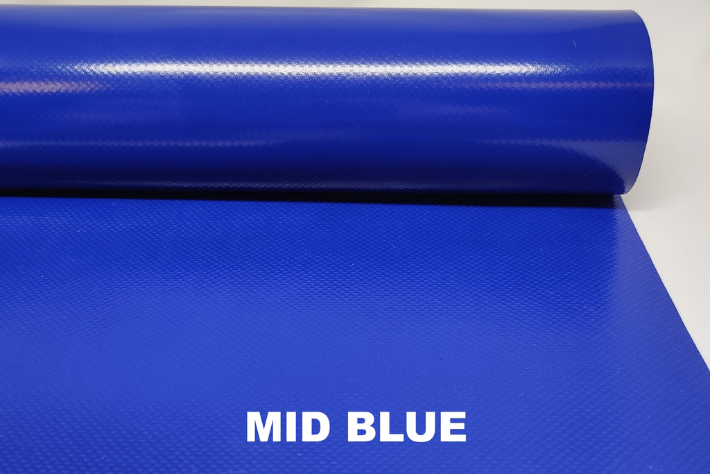 Mid blue heavy duty PVC