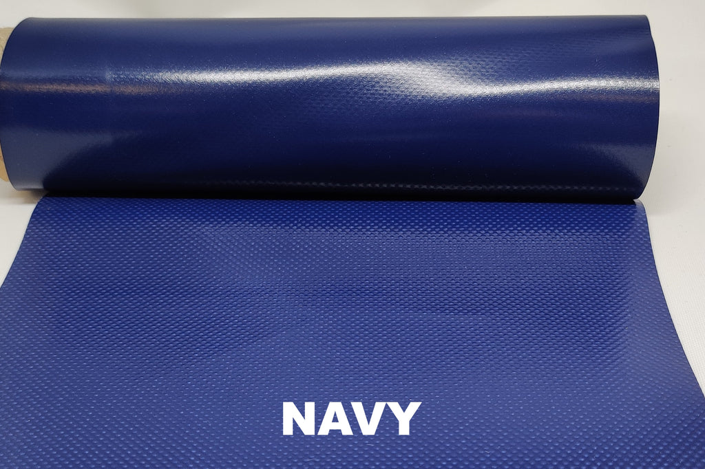 Navy blue heavy duty PVC