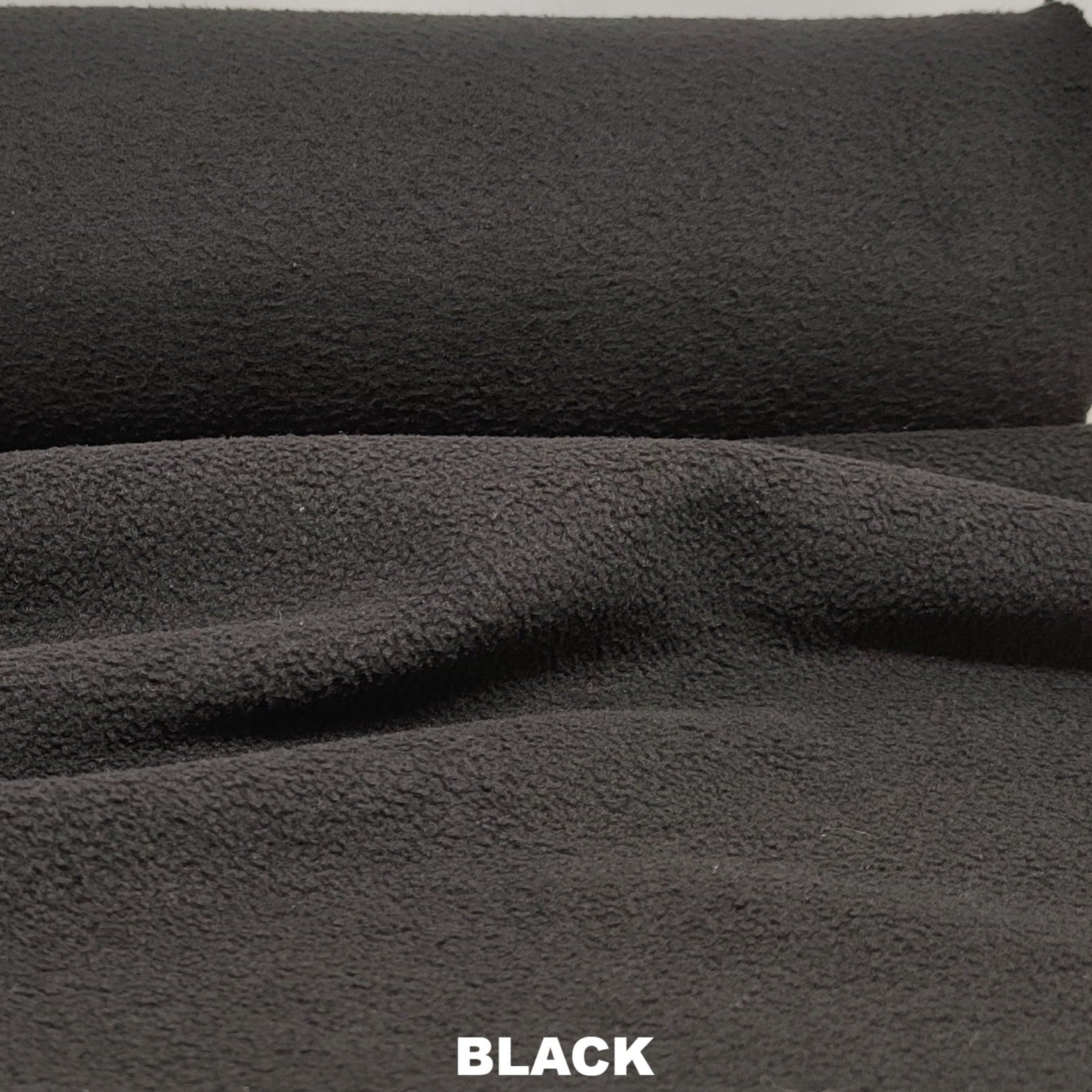 PF17 Black Microfleece – Profabrics - Main Image
