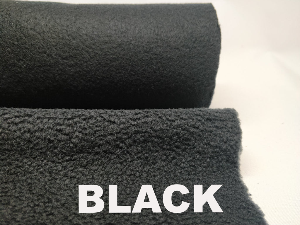 Black polar fleece