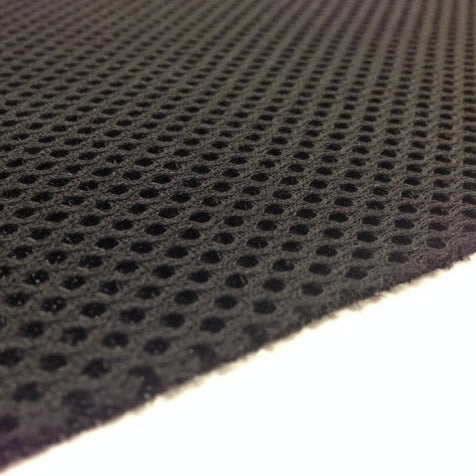 Black padded spacer mesh