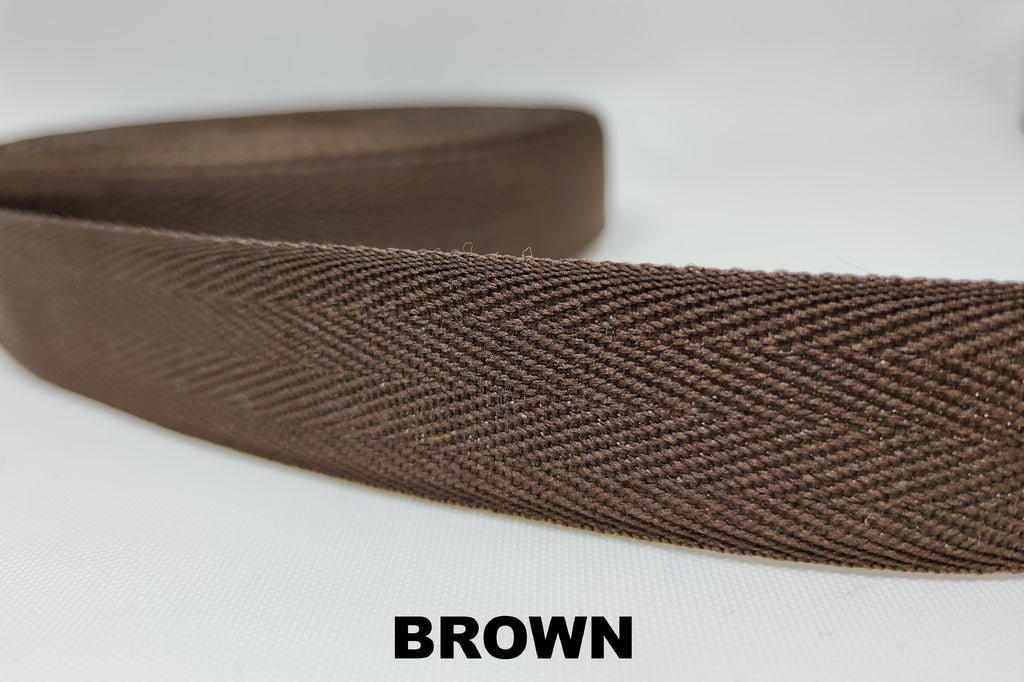 Brown polyester binding tape