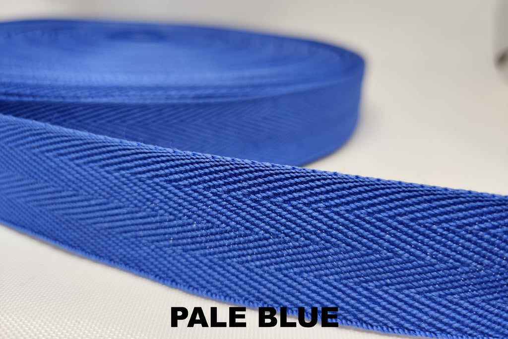 Light blue polyester binding tape