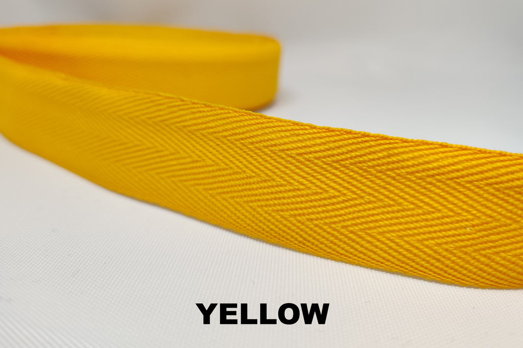 Yellow polyester binding tape