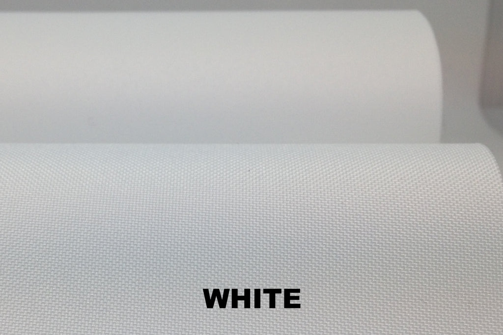White waterproof PU coated polyester