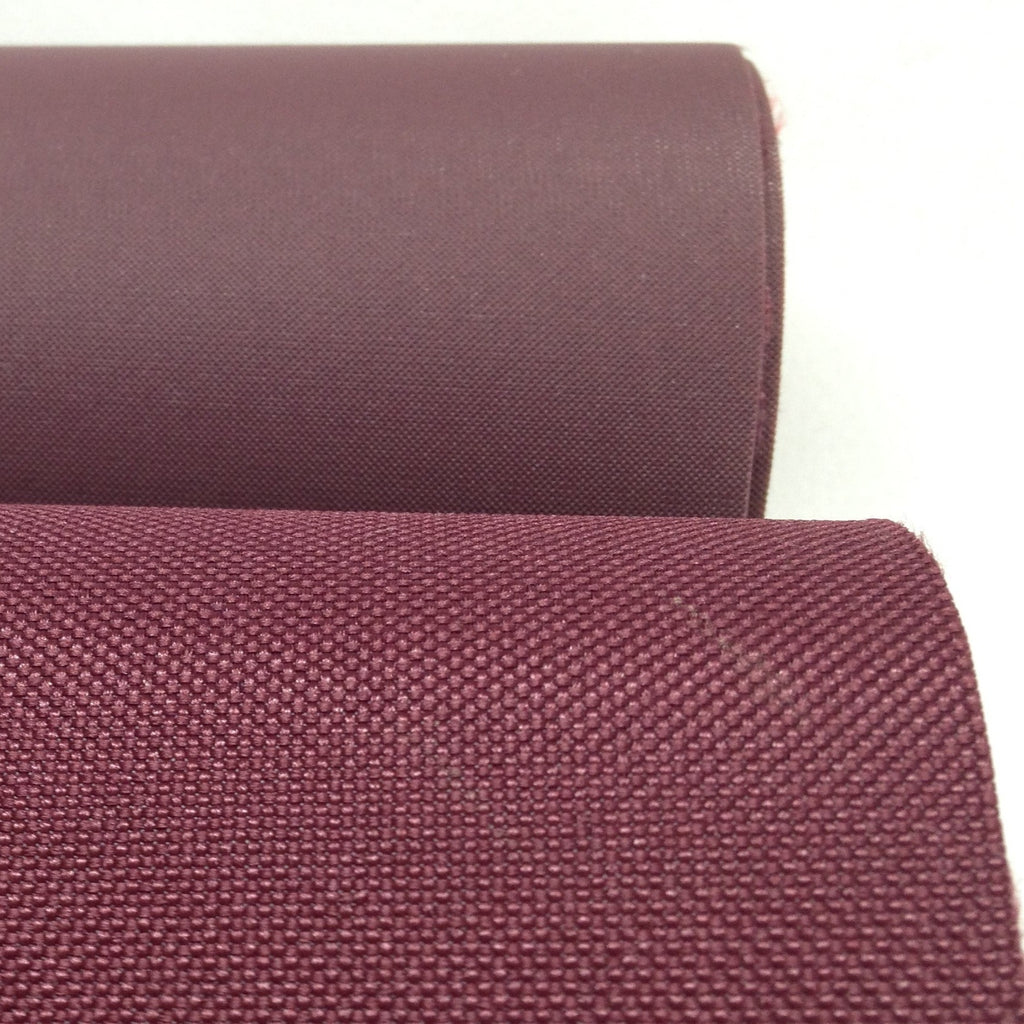Burgundy vinyl coated polyester