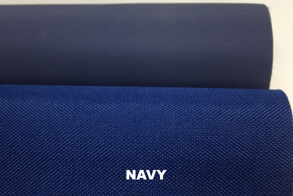 Navy blue vinyl coated polyester