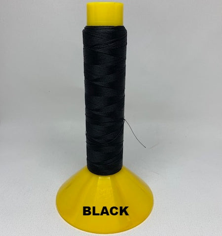 Black V69 bonded polyester thread
