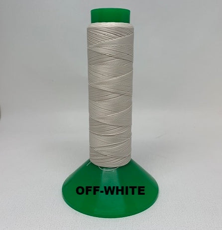 Off-white V69 bonded polyester thread