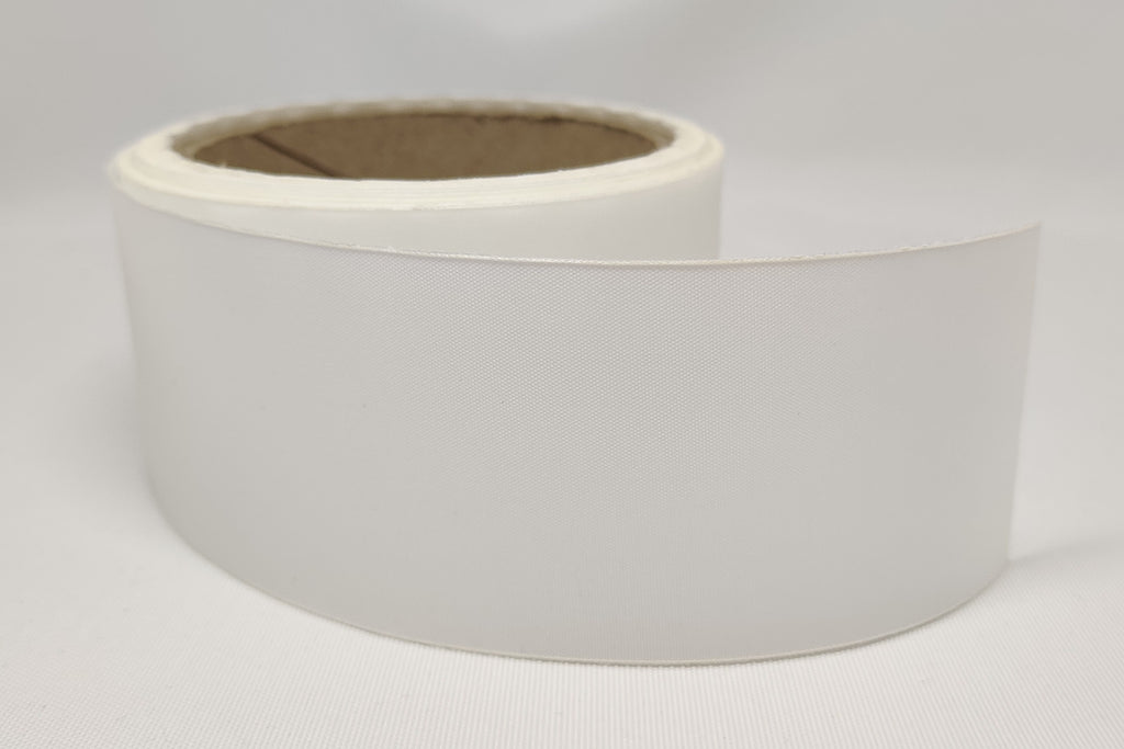 Roll of white dacron sailcloth edging tape
