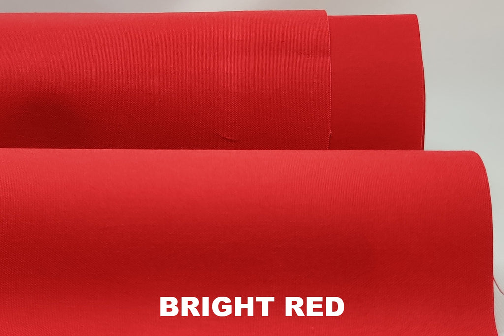 Bright red Staywax waxed cotton from British Millerain