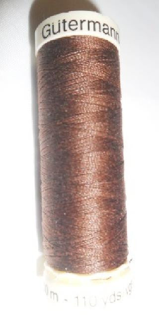 Brown Gutermann polyester thread 