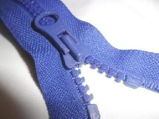 Cobalt blue Z600 6 millimetres closed end chain zip