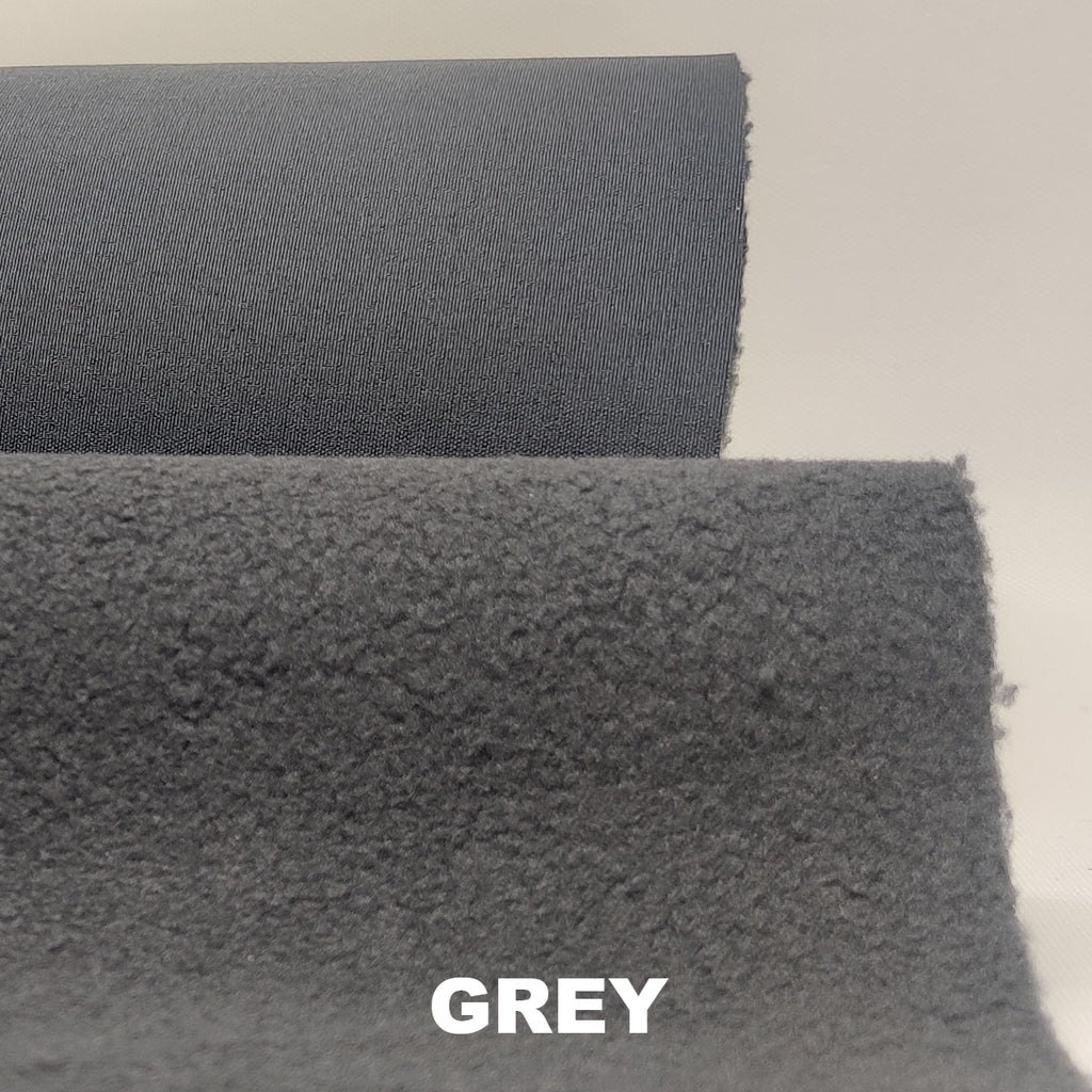 Grey polyester softshell