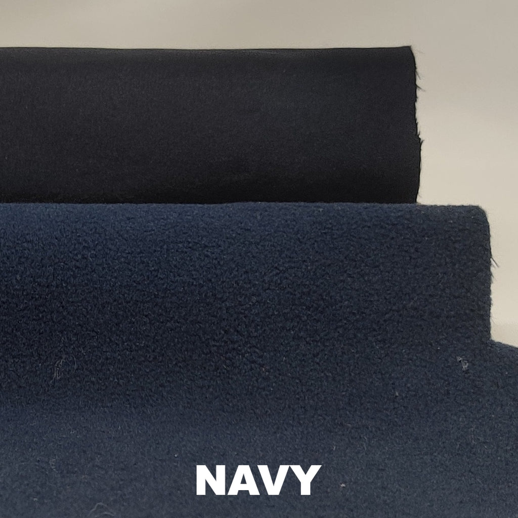 Navy polyester softshell