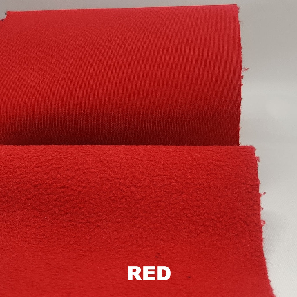 Red polyester softshell