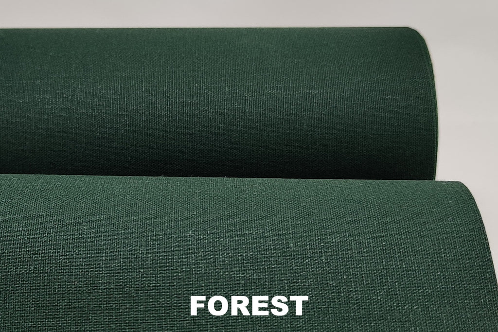 Forest green cotton tent canvas