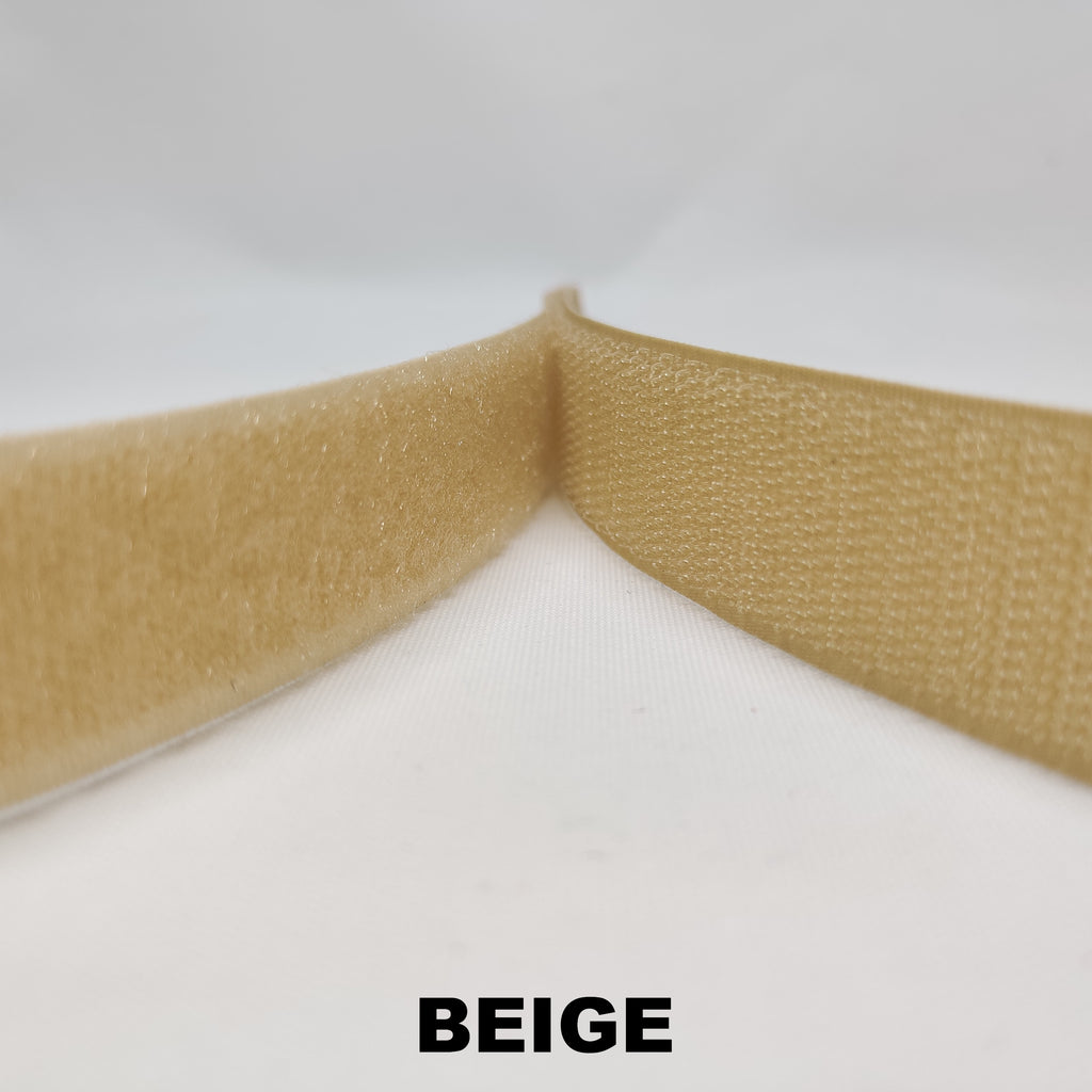 Beige sew on hook and loop