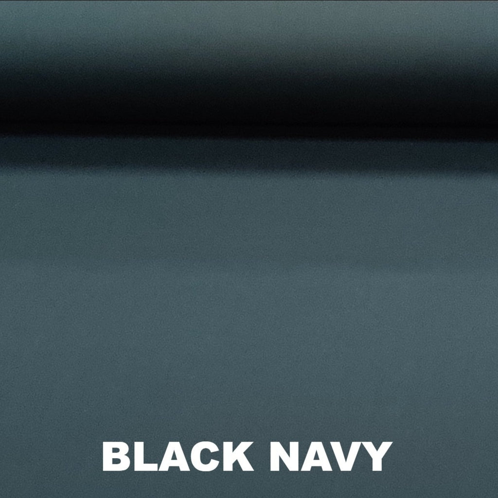 Black navy recycled Ventile cotton