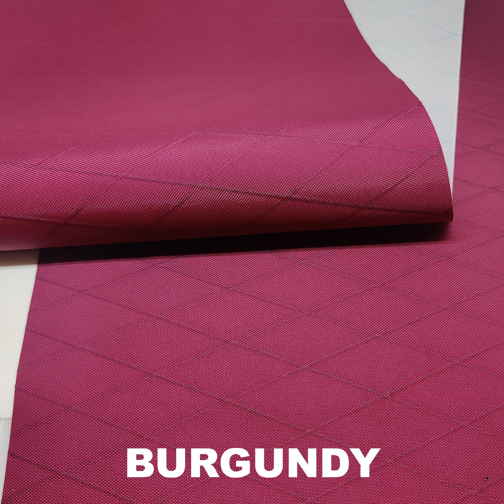 Burgundy performance pack material