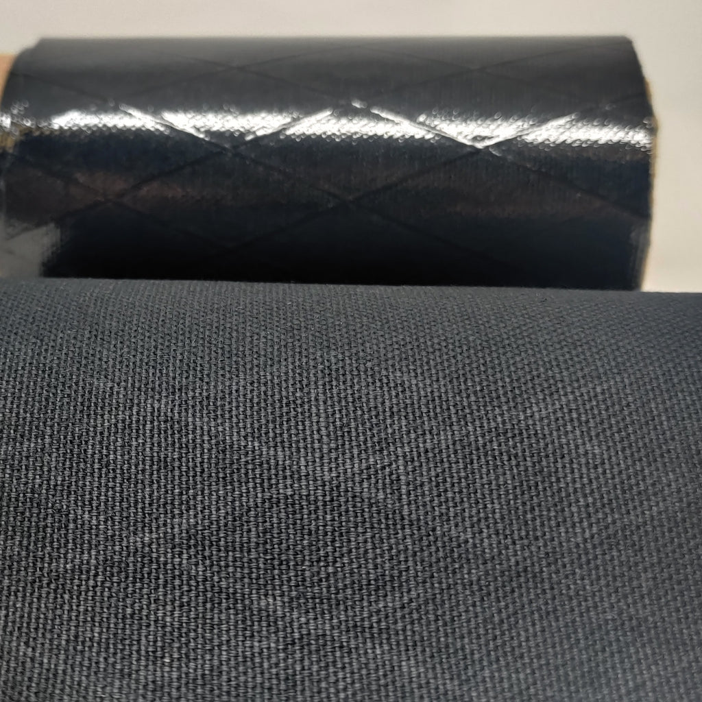 X-PAC Black cotton duck pack fabric