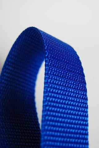 Royal Blue 25mm polypropylene webbing