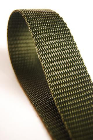 Olive 50mm Polypropylene Webbing
