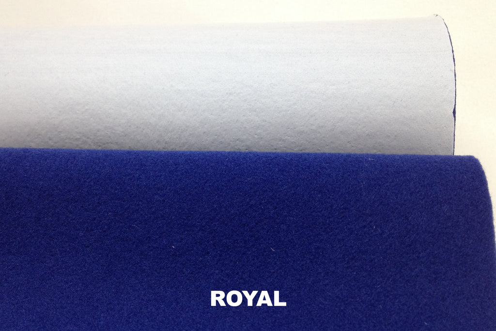 Royal blue breathable wool with white underside by Gore