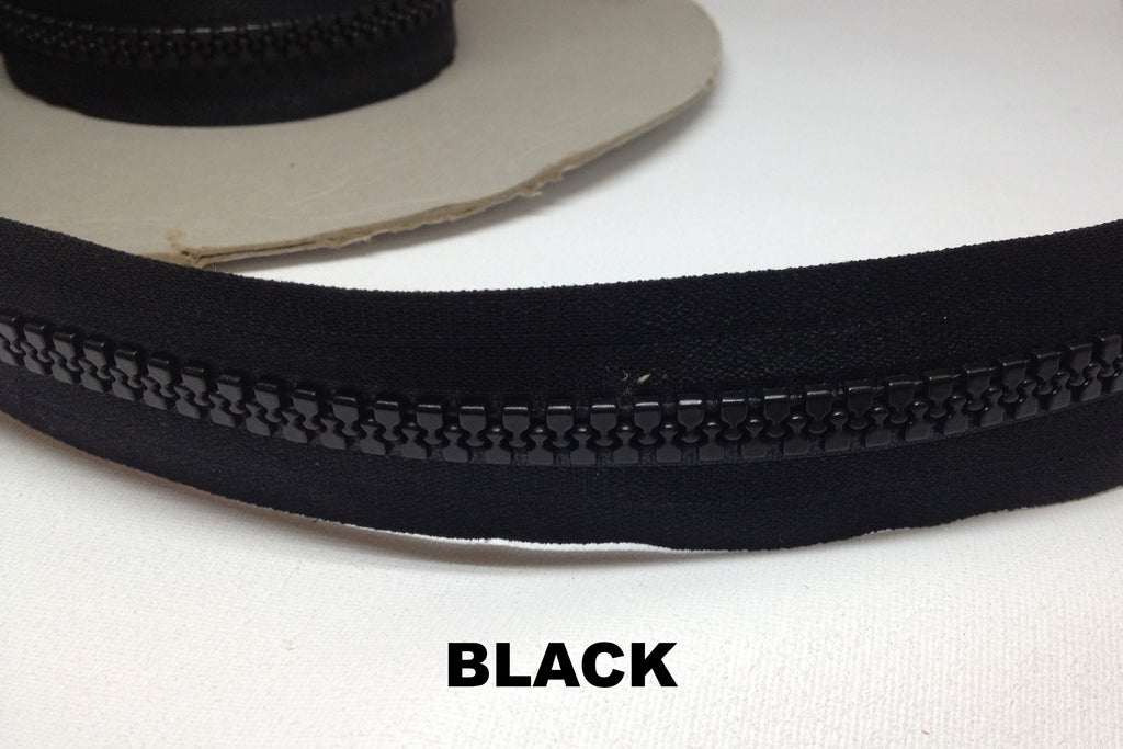 Black Z1091 continuous chain zip