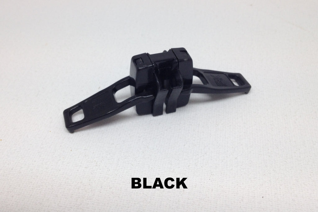 Black double plastic Z1091 zip slider 