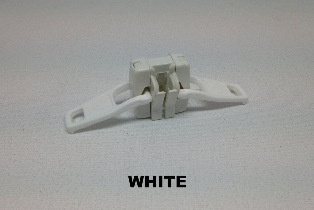 White double plastic Z1091 zip slider