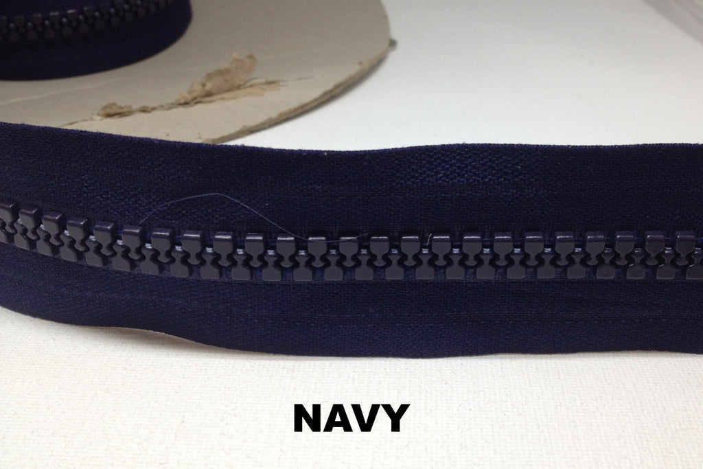 Navy blue Z1091 continuous chain zip