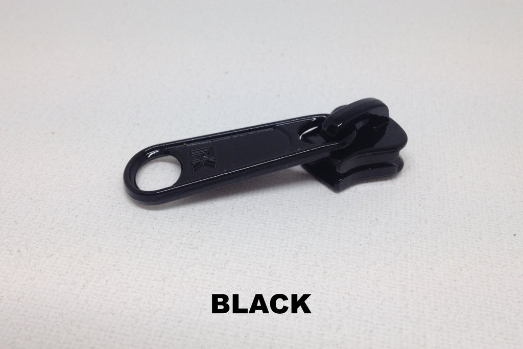 Black single metal Z1091 zip slider